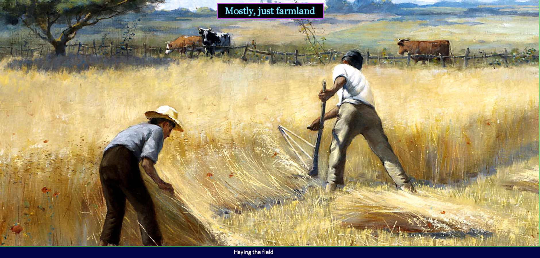Farming America, 1800